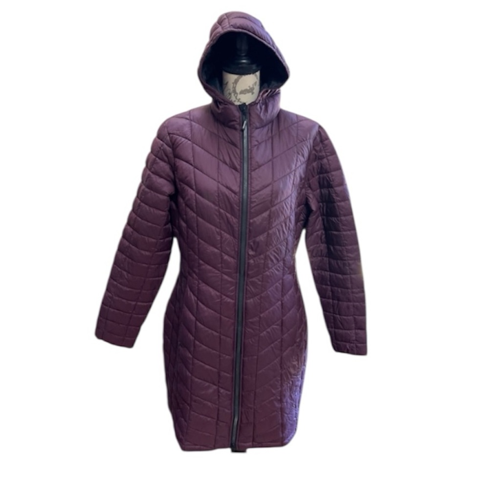 Outdoor Ventures Burgandy Long Coat Jacket Sz M